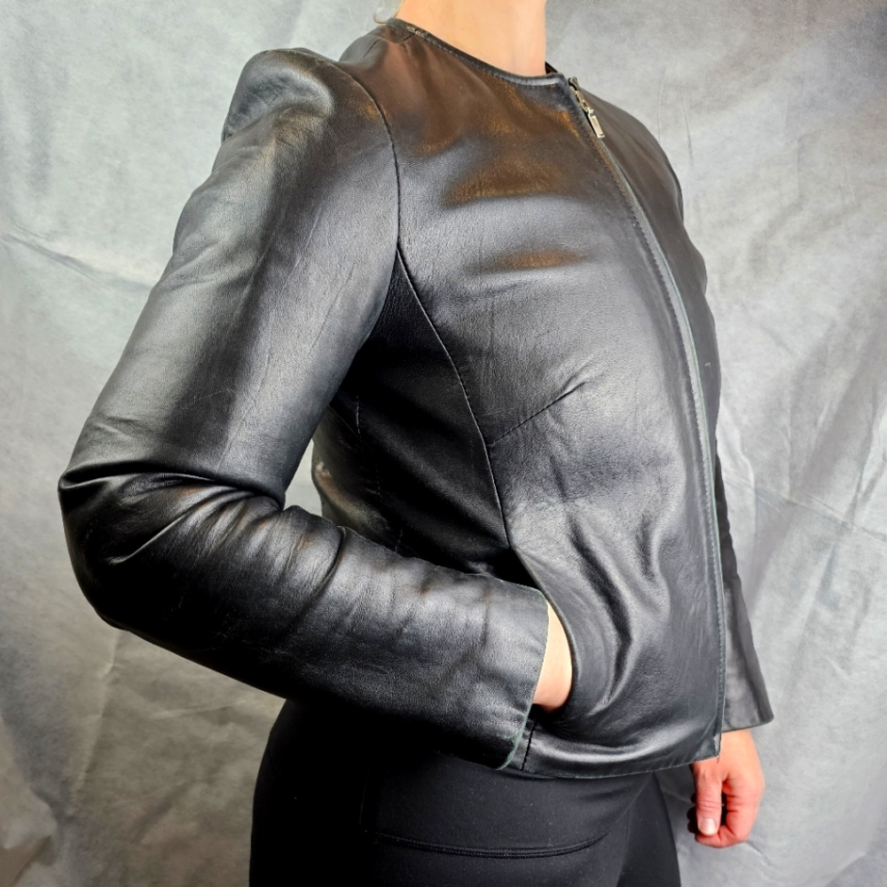 Casual Corner women's leather jacket (medium)